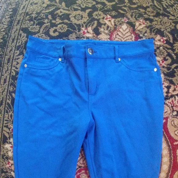 Cato stretchy royal blue pants - Picture 2 of 3